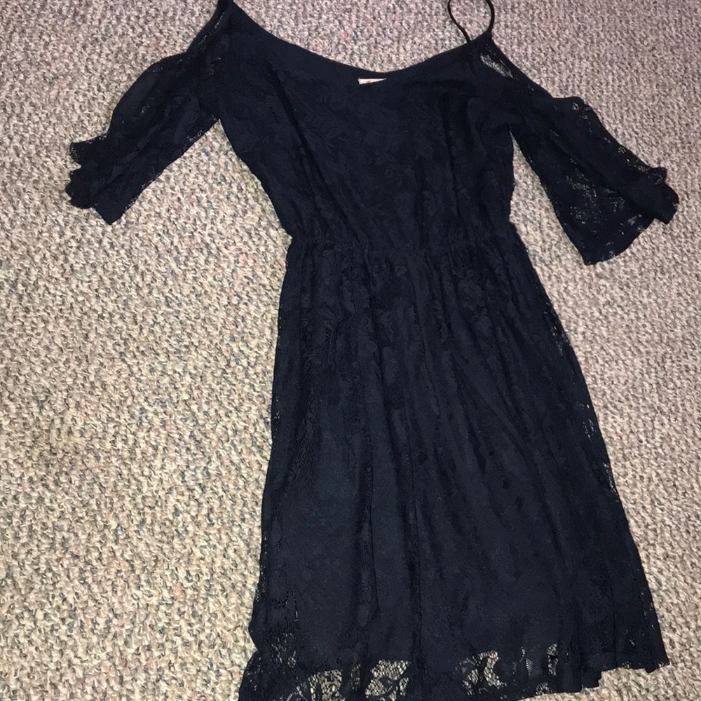 Hollister navy blue dress